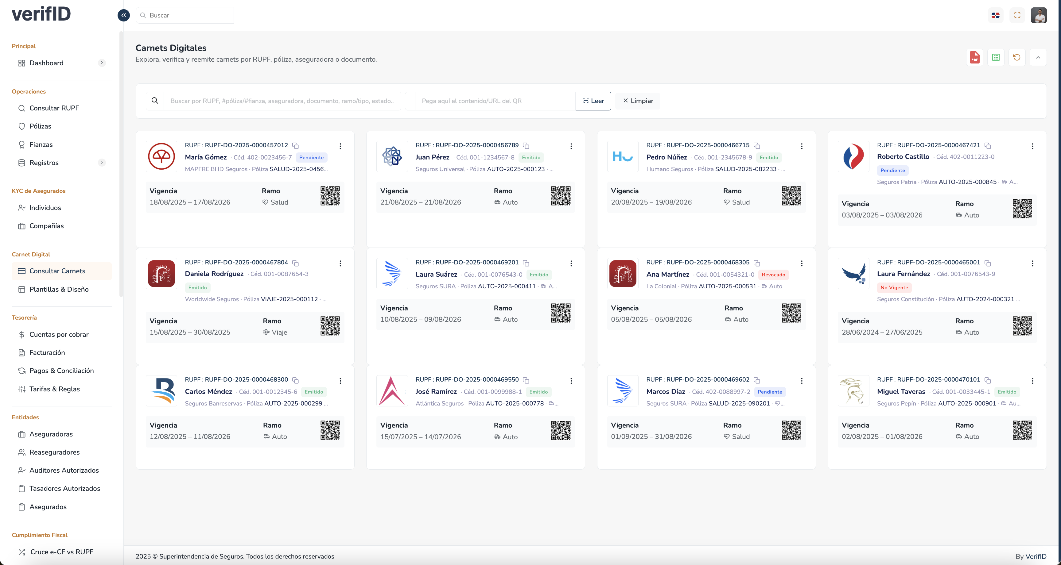 Portable Financial ID